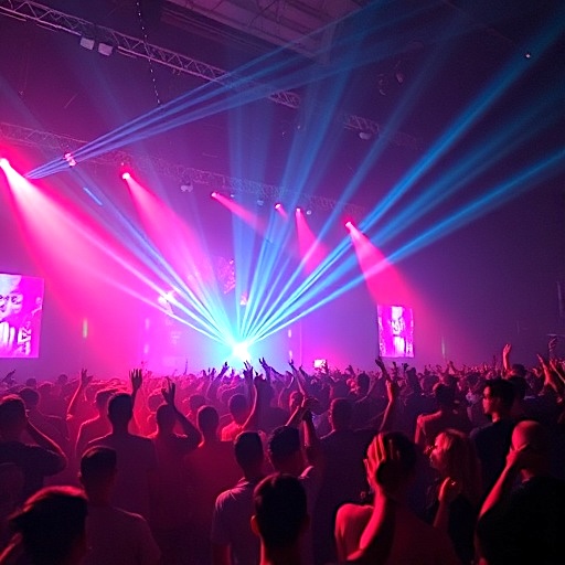 DJ Daniel Schalk bei einem Live-Set in einem Club in Linz